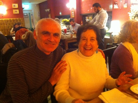 With Judy Gilbert at the Pronunciation Special Interest Group dinner.